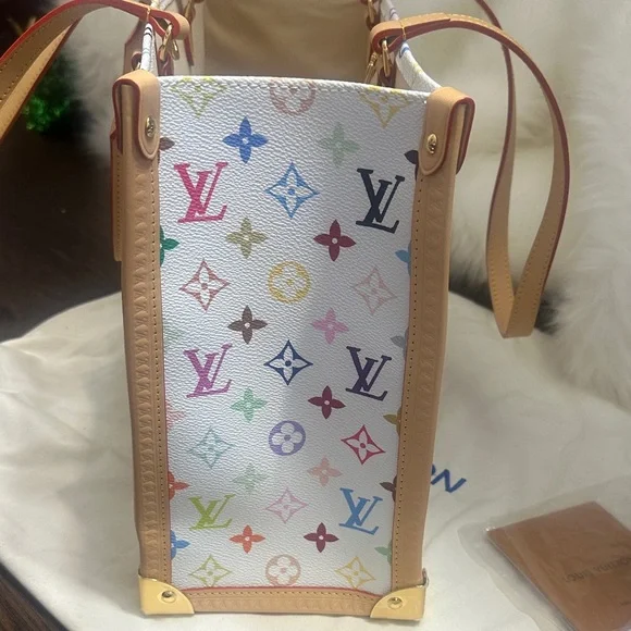 Multicolor Monogram Inspired On The Go Tote style bag. New never used - Picture 6 of 16